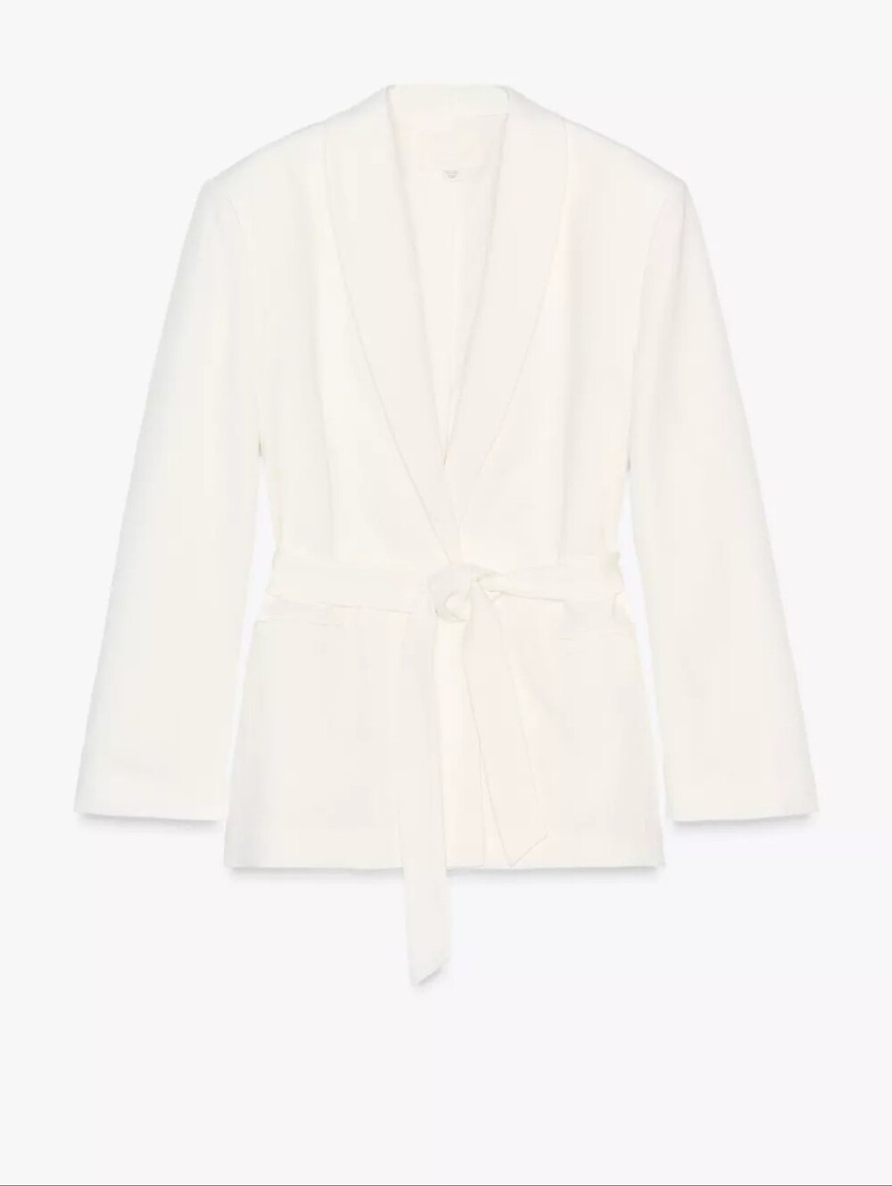 Sz XS-S New Zara OVERSIZED BLAZER WITH BELTE CRU